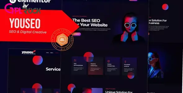 Youseo – SEO & Digital Creative Agency Elementor Template Kit